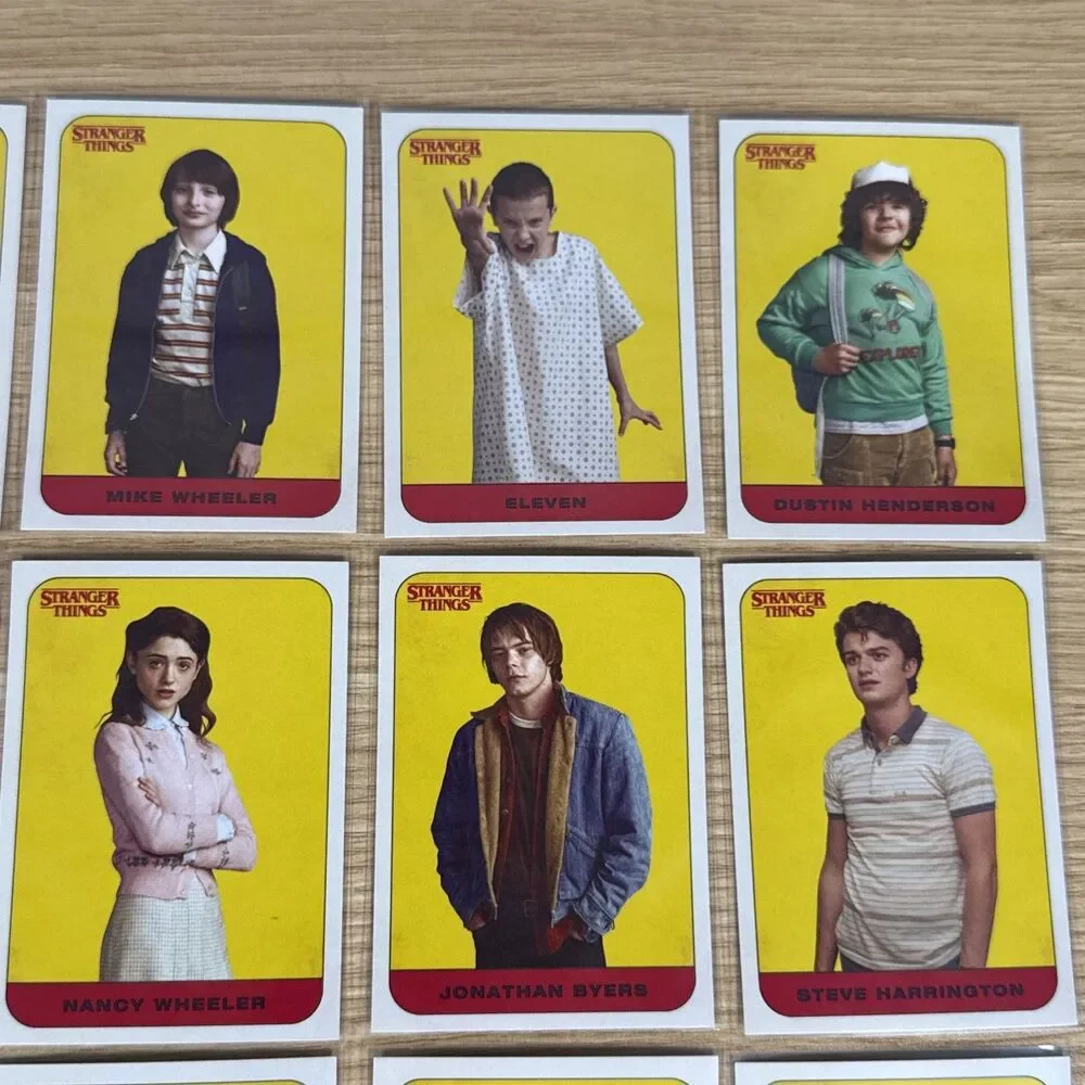 Topps Stranger Things Season 1 sticker complete set!!